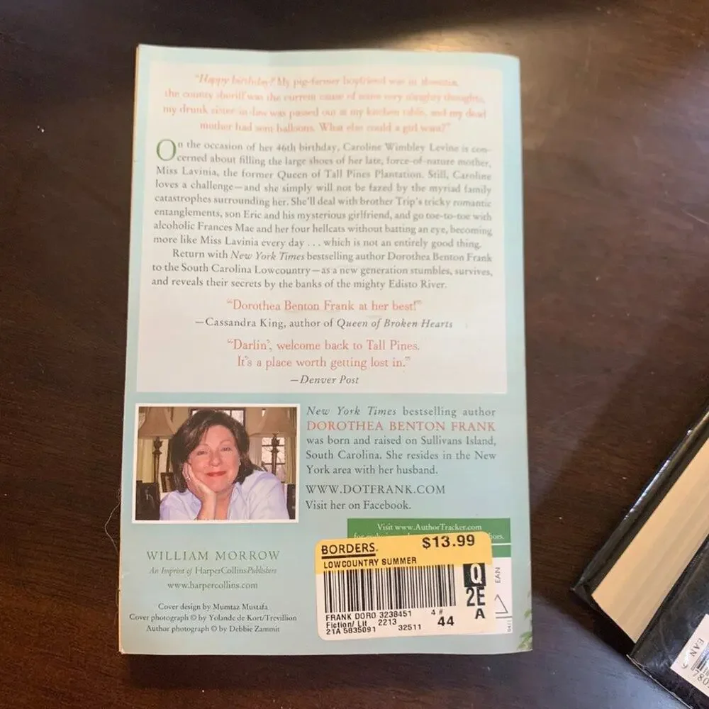 Book Novel - Lowcountry Summer by Dorothea Benton Frank